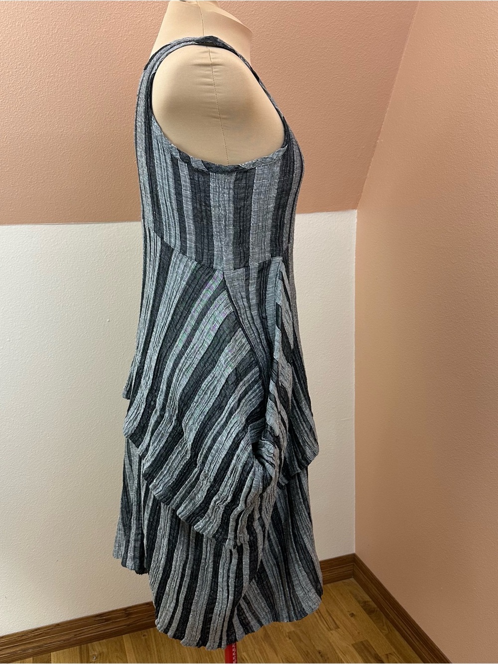 Dress To Kill Jane Mohr Dress ONE SIZE 100% Cotton Crinkle Gauze Lagenlook NWOT - Picture 6 of 13